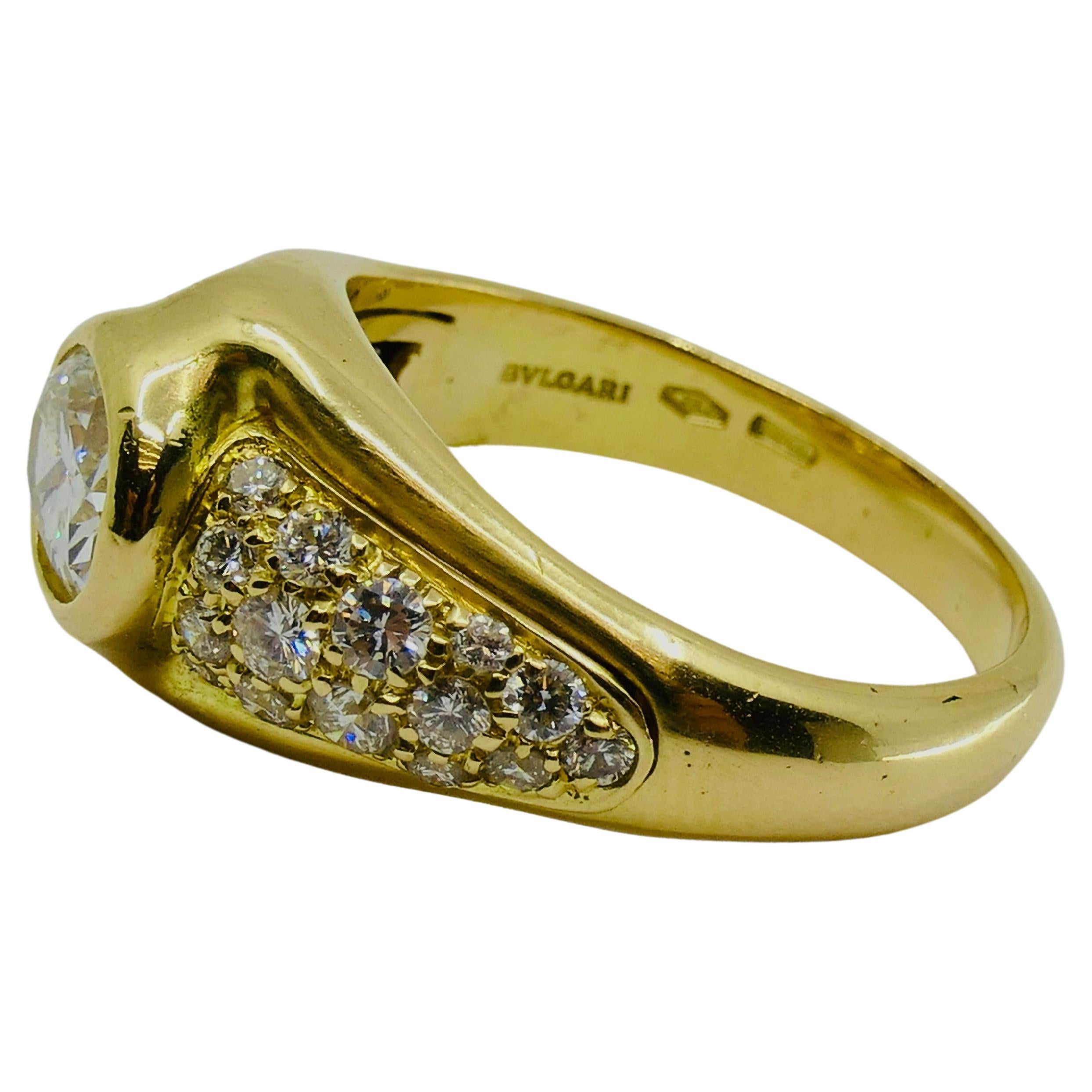 Bvlgari Bulgari Diamond Ring 18k Gold 4