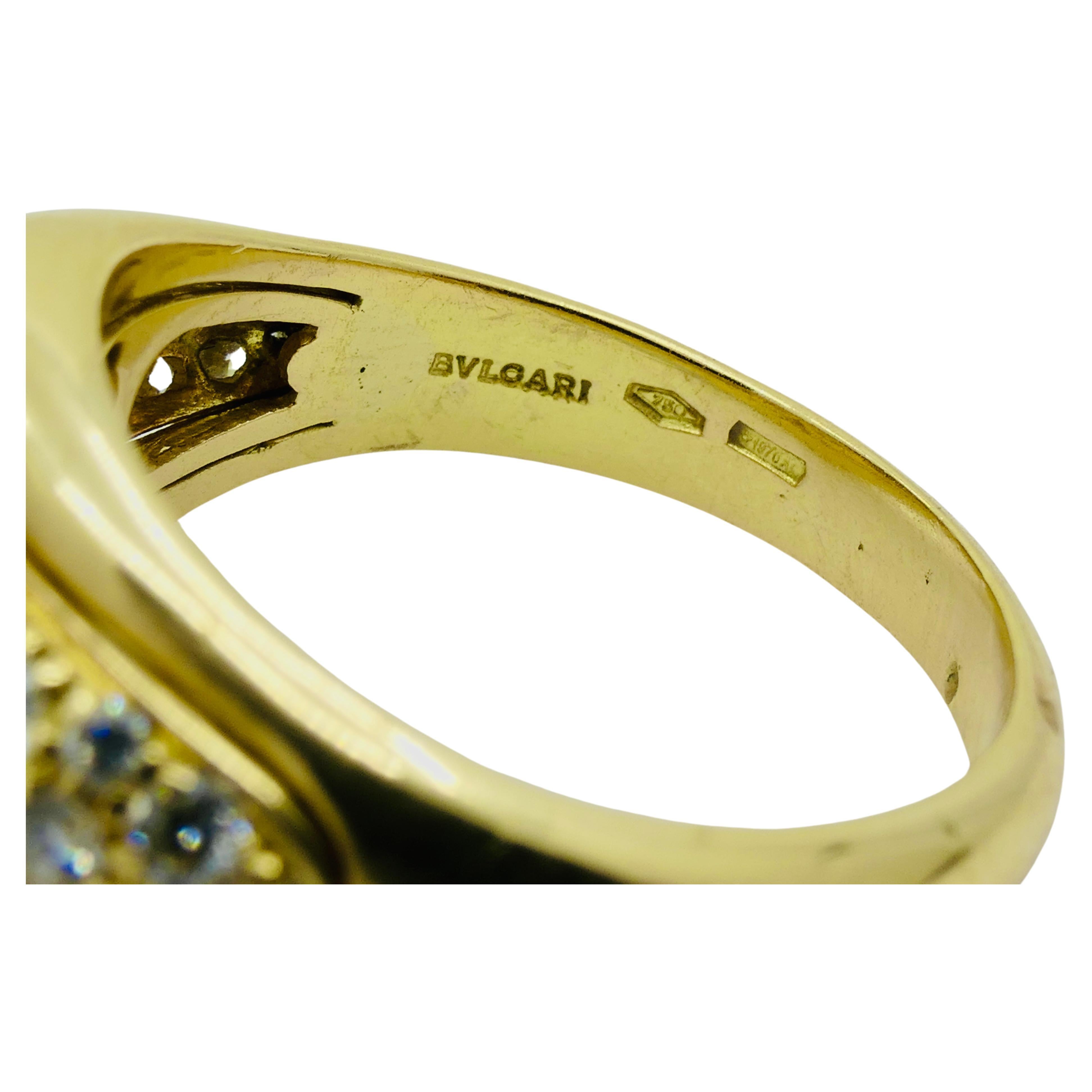 Bvlgari Bulgari Diamond Ring 18k Gold 6