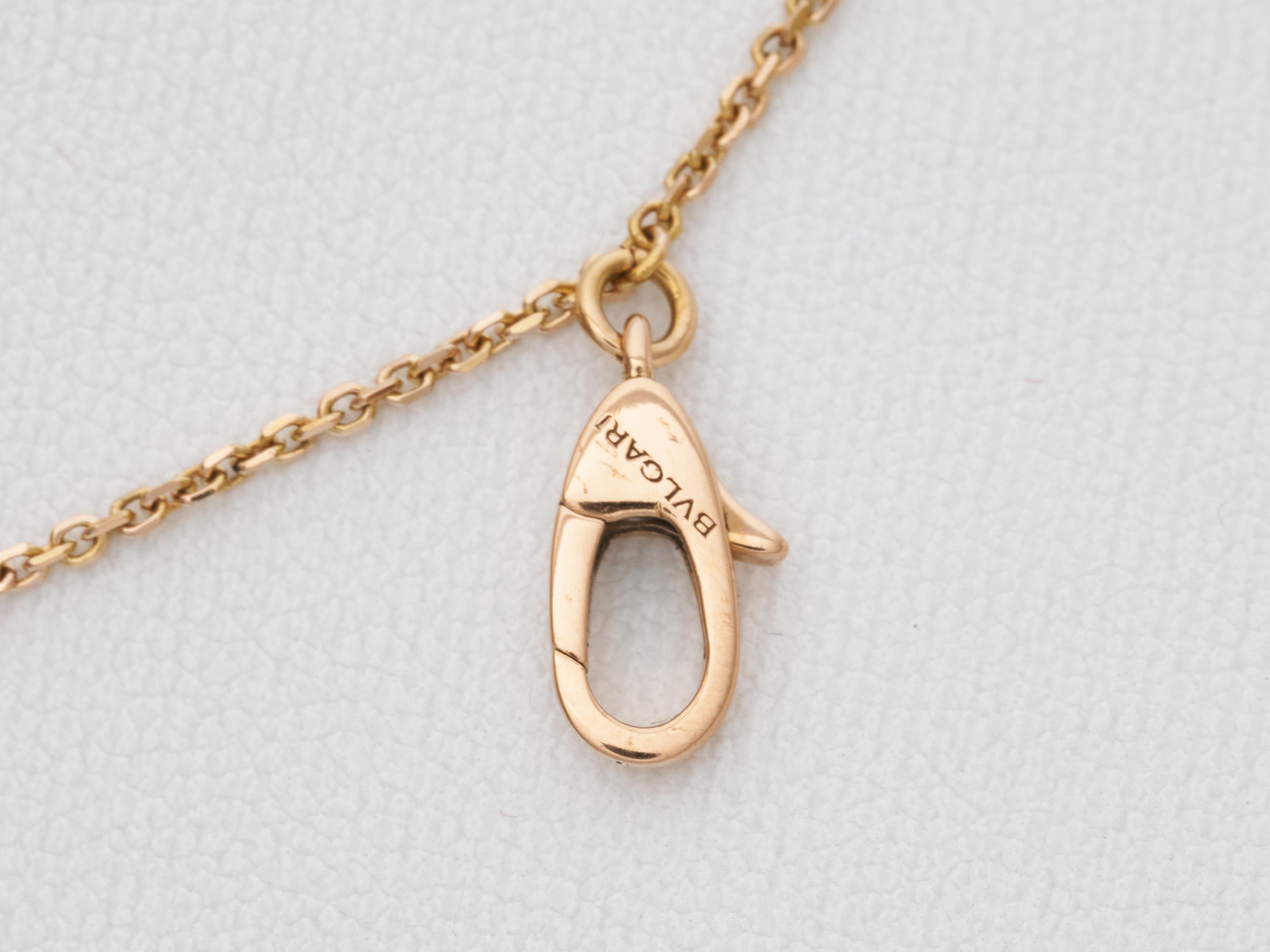 Bvlgari Bulgari Diva's Dream Bracelet Mother of Pearl 18K Rose Gold RRP £1510 For Sale 12
