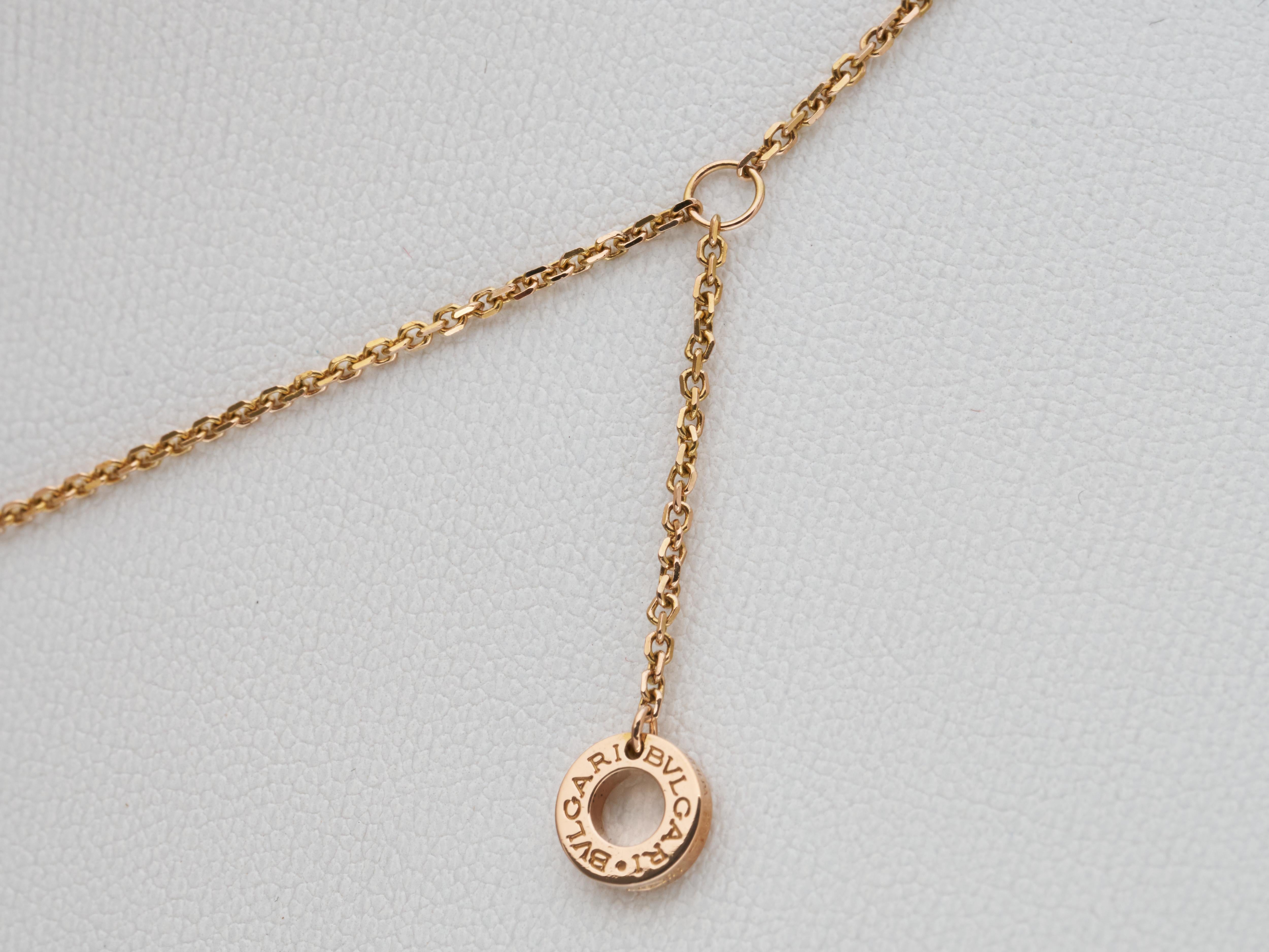 Bvlgari Bulgari Diva's Dream Bracelet Mother of Pearl 18K Rose Gold RRP £1510 For Sale 14
