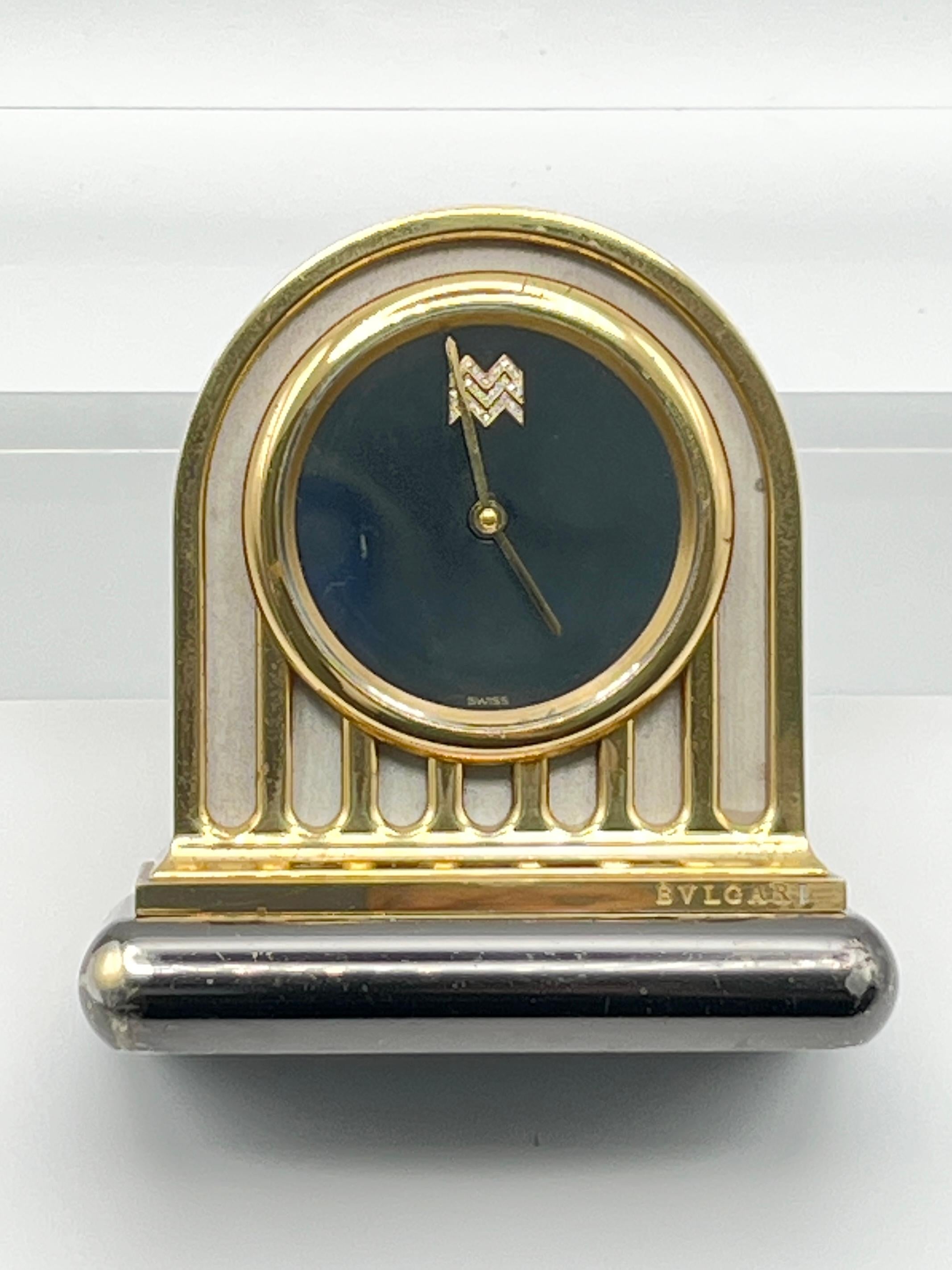 Bvlgari Bulgari “Duomo” Desk Clock For Sale 2