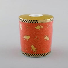 Bvlgari / Bulgari für Rosenthal:: Zwei Kerzenhalter "Mano al vento" aus Porzellan