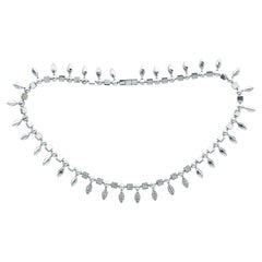 Bvlgari Bulgari Lucea 18K White Gold and Diamond Collar Necklace