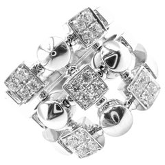 Bvlgari Bulgari Lucea Diamond White Gold Band Ring