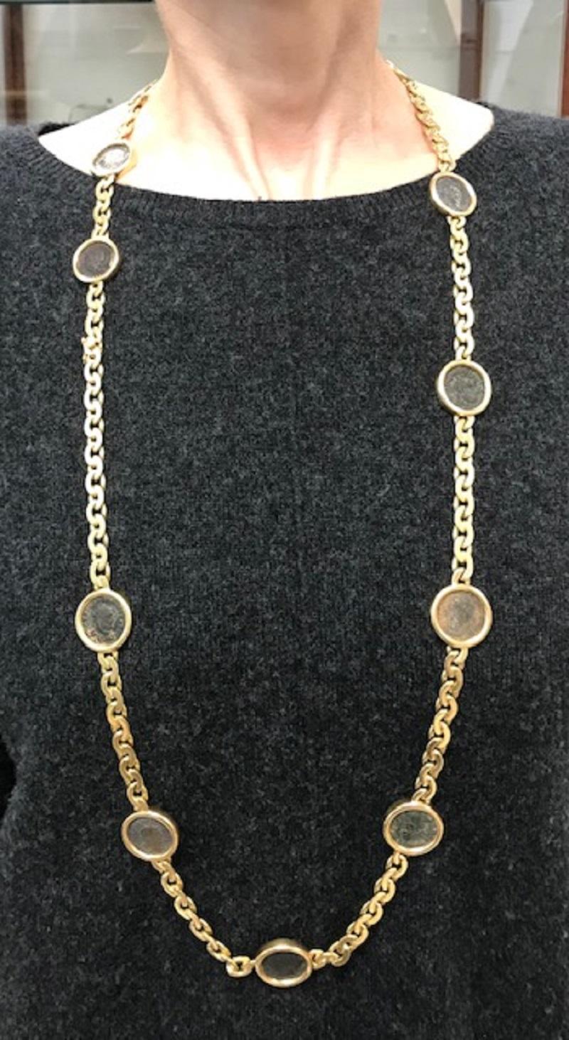 Bvlgari Bulgari Monete Necklace Bracelet Ancient Roman Coins 11