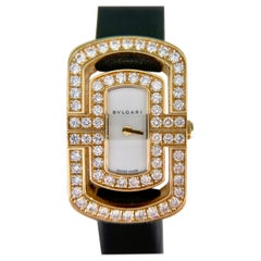 Montre Bvlgari Bulgari Parentesi Diamond en or jaune 18 carats