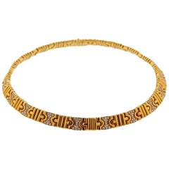 Bvlgari Bulgari Parentesi Gold Diamond Necklace