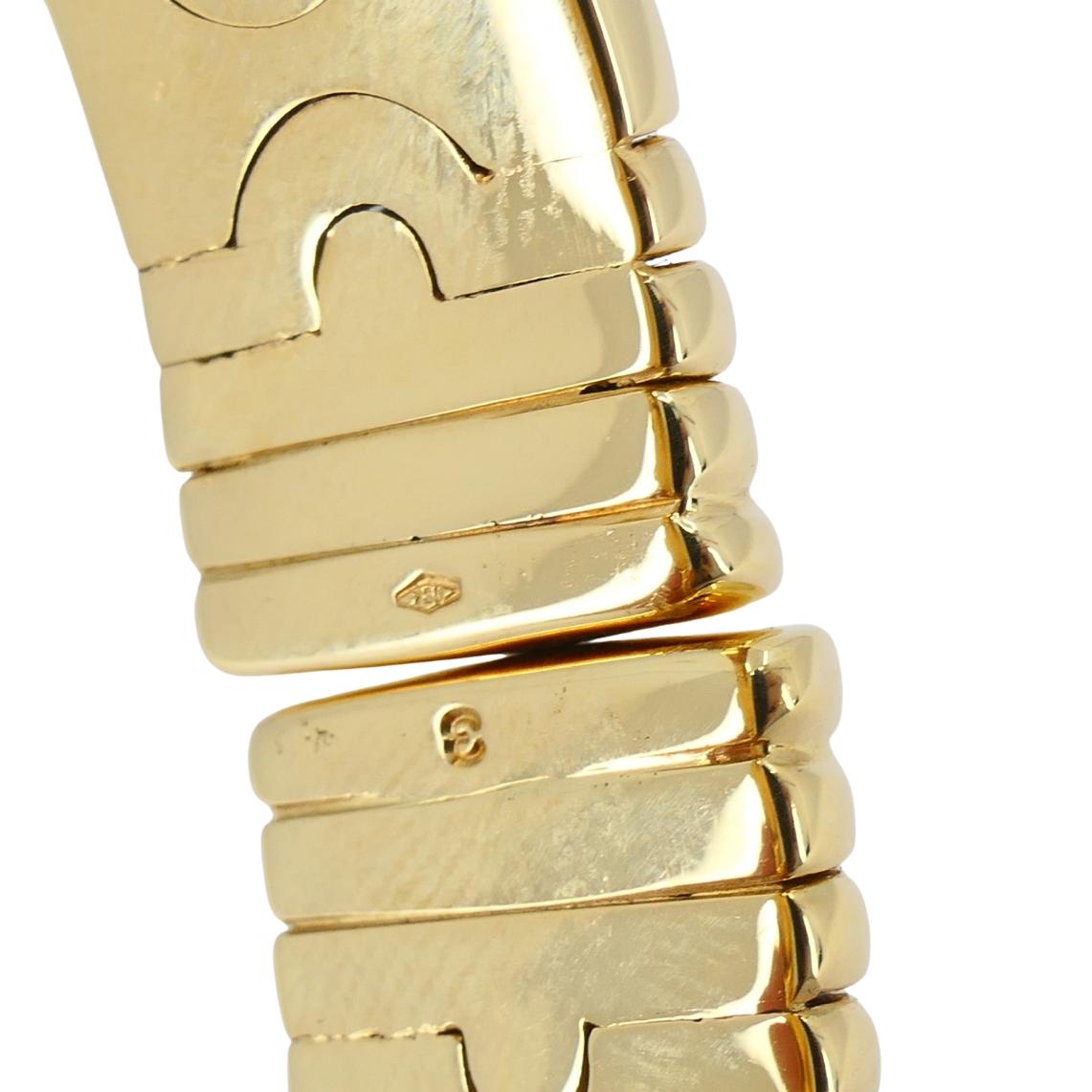 Bvlgari Reloj Bulgari Parentesi BJ 01 Oro 18k Esfera Negra Funda Original en venta 4