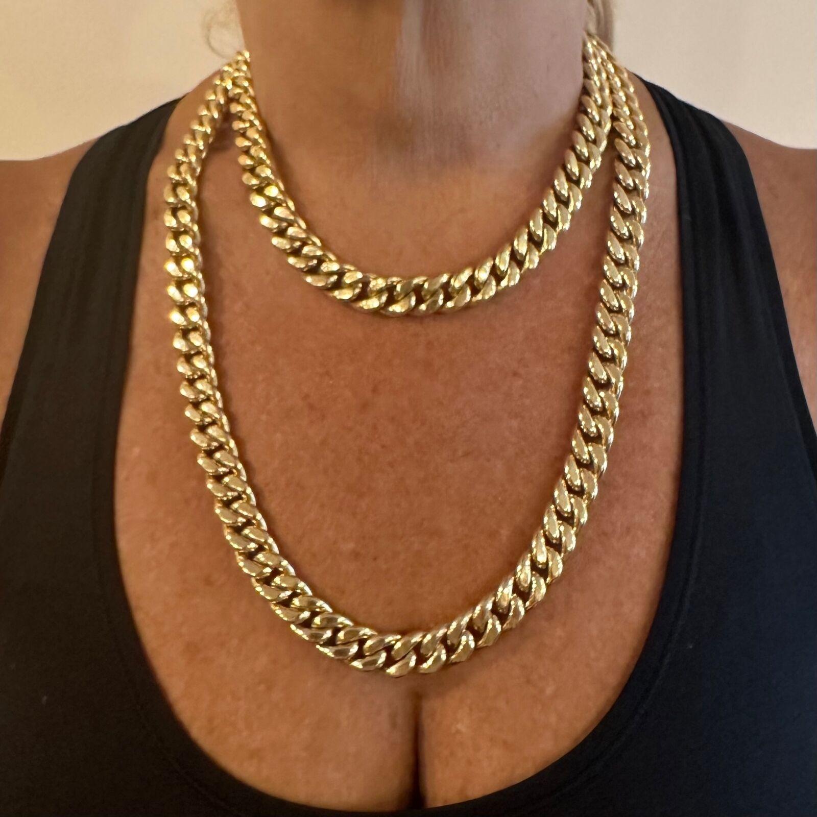 Bvlgari Bulgari Set Of Two Curb Link Yellow Gold 40