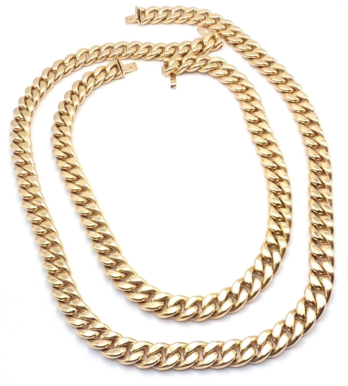 Bvlgari Bulgari Set Of Two Curb Link Yellow Gold 40