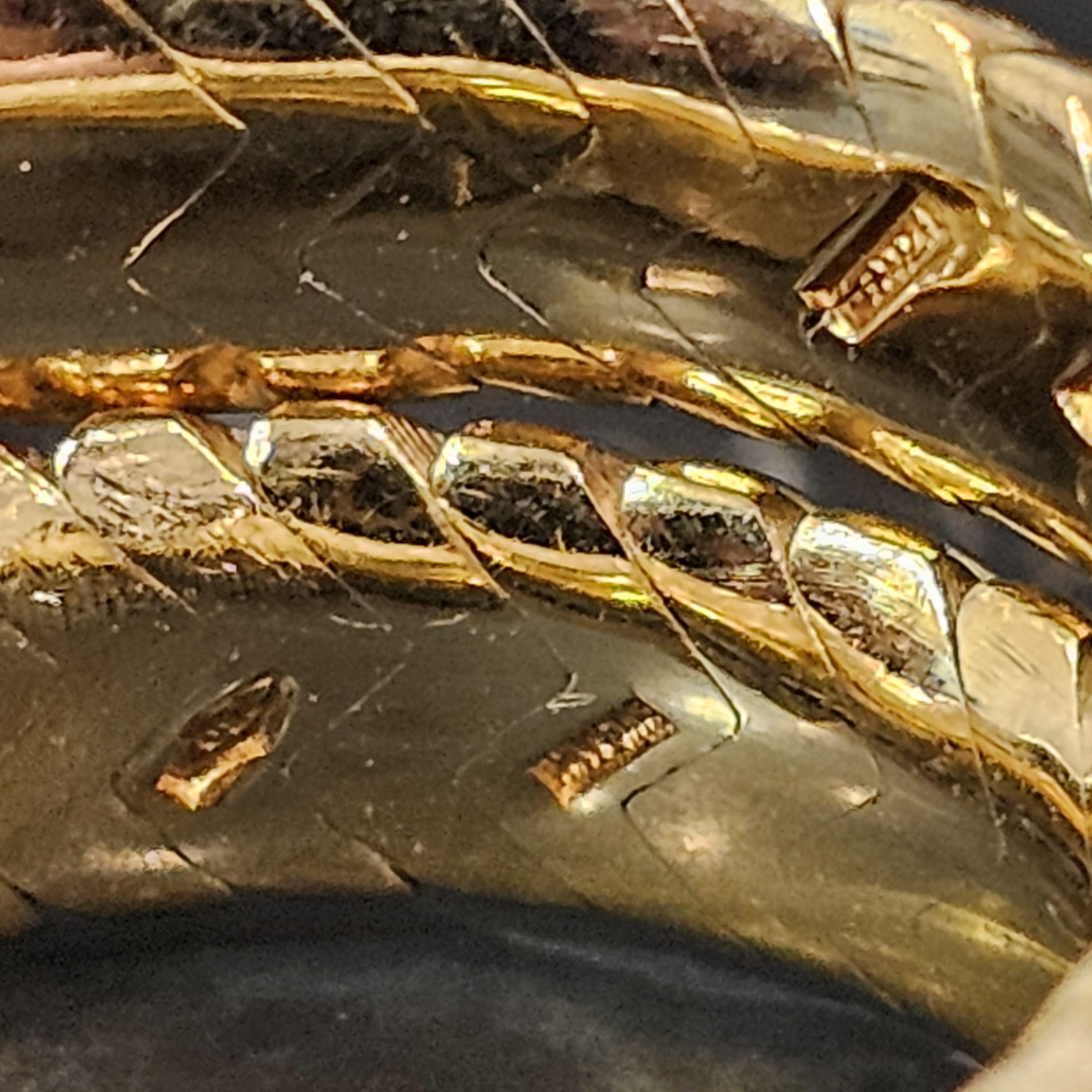 Bvlgari Bulgari Spiga Diamond Coil Ring 18k Yellow Gold size 6 11.5g im Angebot 6