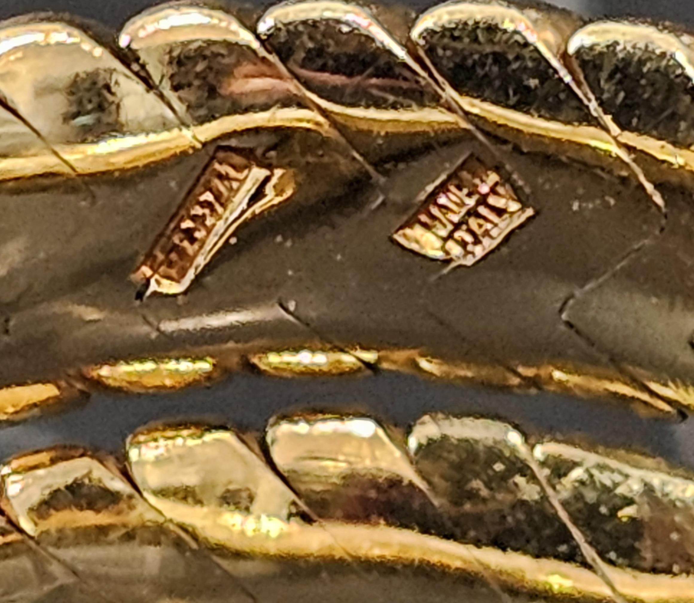 Bvlgari Bulgari Spiga Diamond Coil Ring 18k Yellow Gold size 6 11.5g im Angebot 7