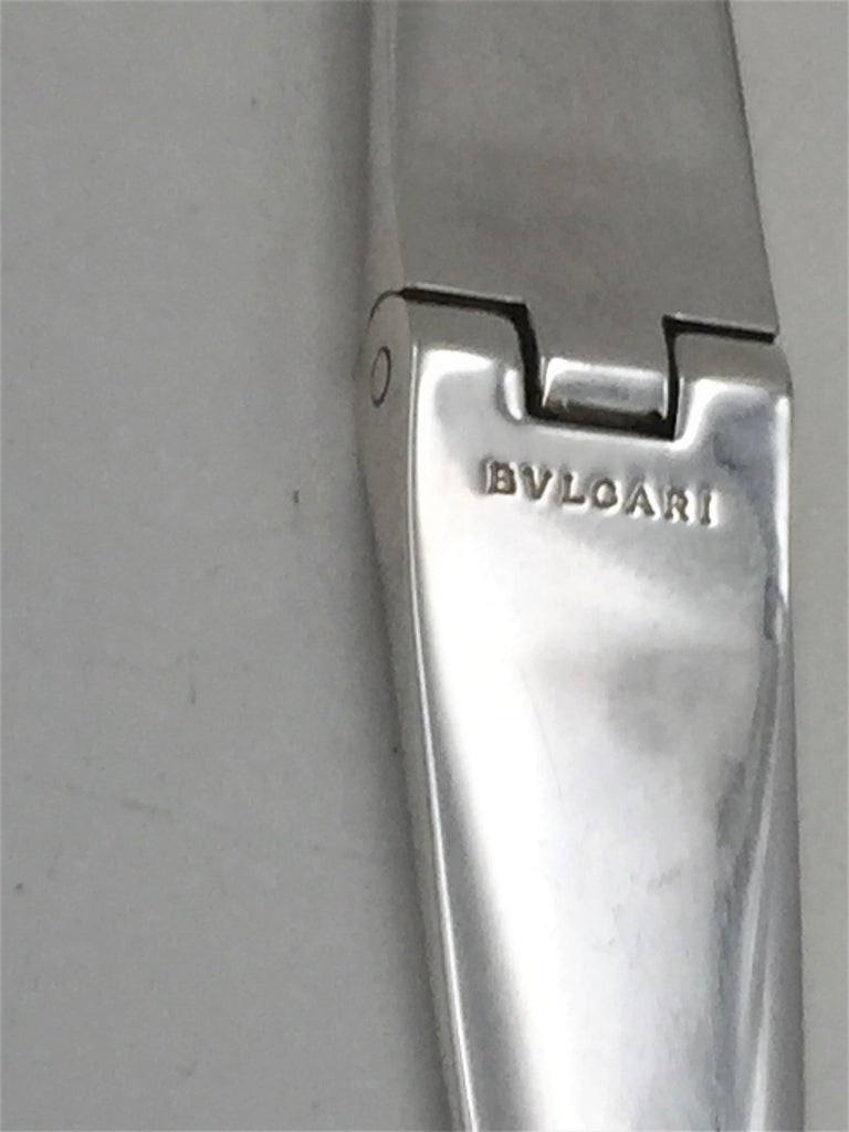 Mid-Century Modern Bvlgari / Bulgari Sterling Silver Letter Opener For Sale