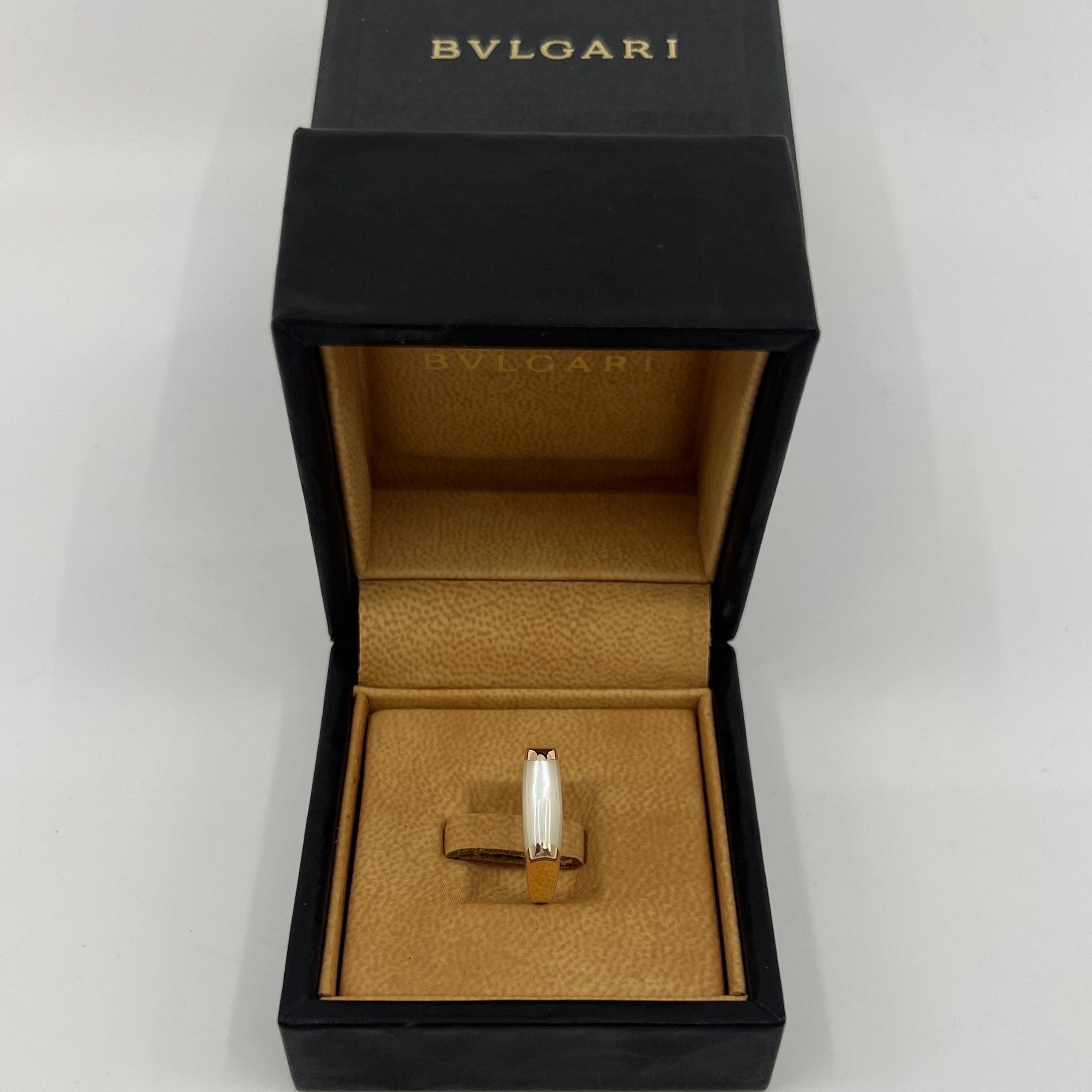 Bvlgari Bague Mysa Tronchetto Mysa en or rose 18 carats avec boîte 50 7