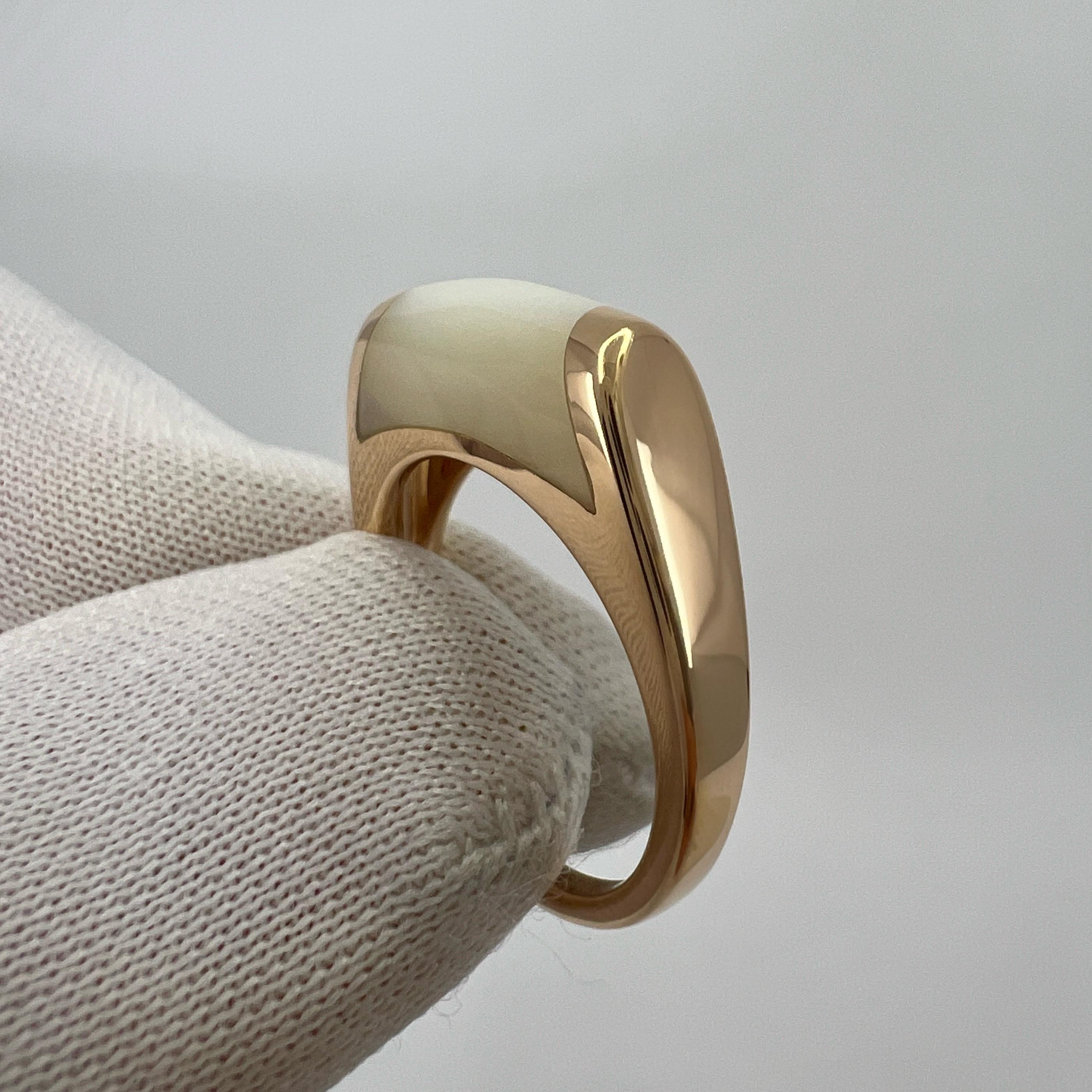 Bvlgari Bague Mysa Tronchetto Mysa en or rose 18 carats avec boîte 50 3