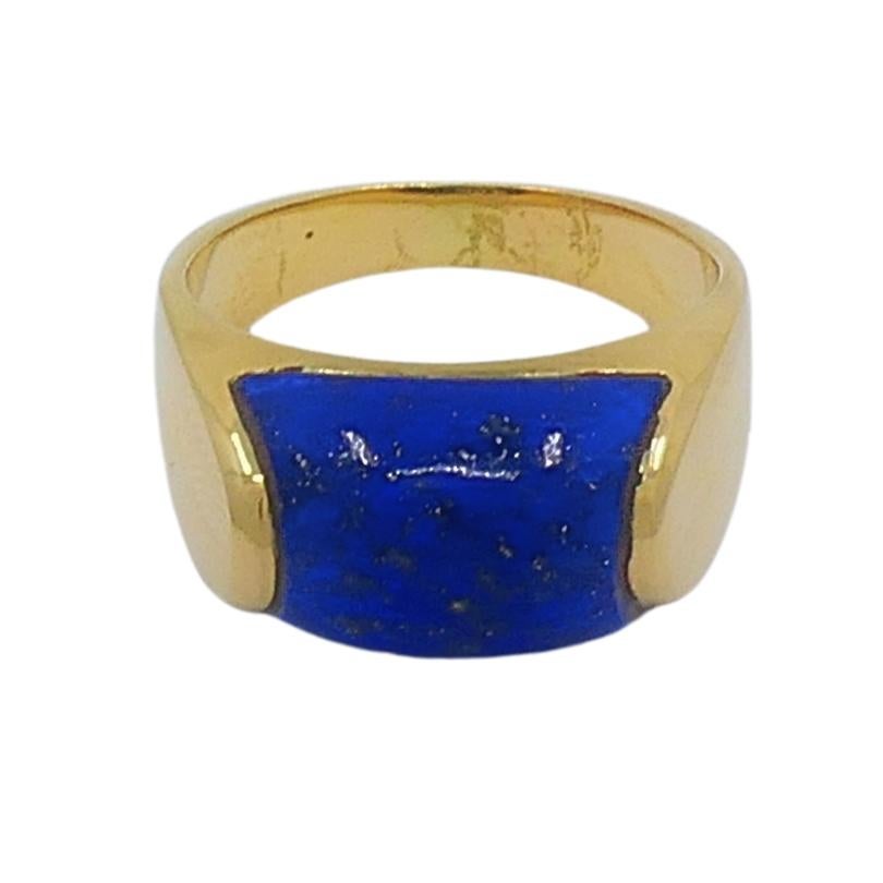 Bvlgari Bulgari Anello Tronchetto Oro 18k Lapislazzuli in vendita 3