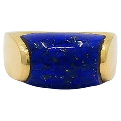 Bvlgari Bulgari Tronchetto-Ring 18k Gold Lapislazuli Lazuli