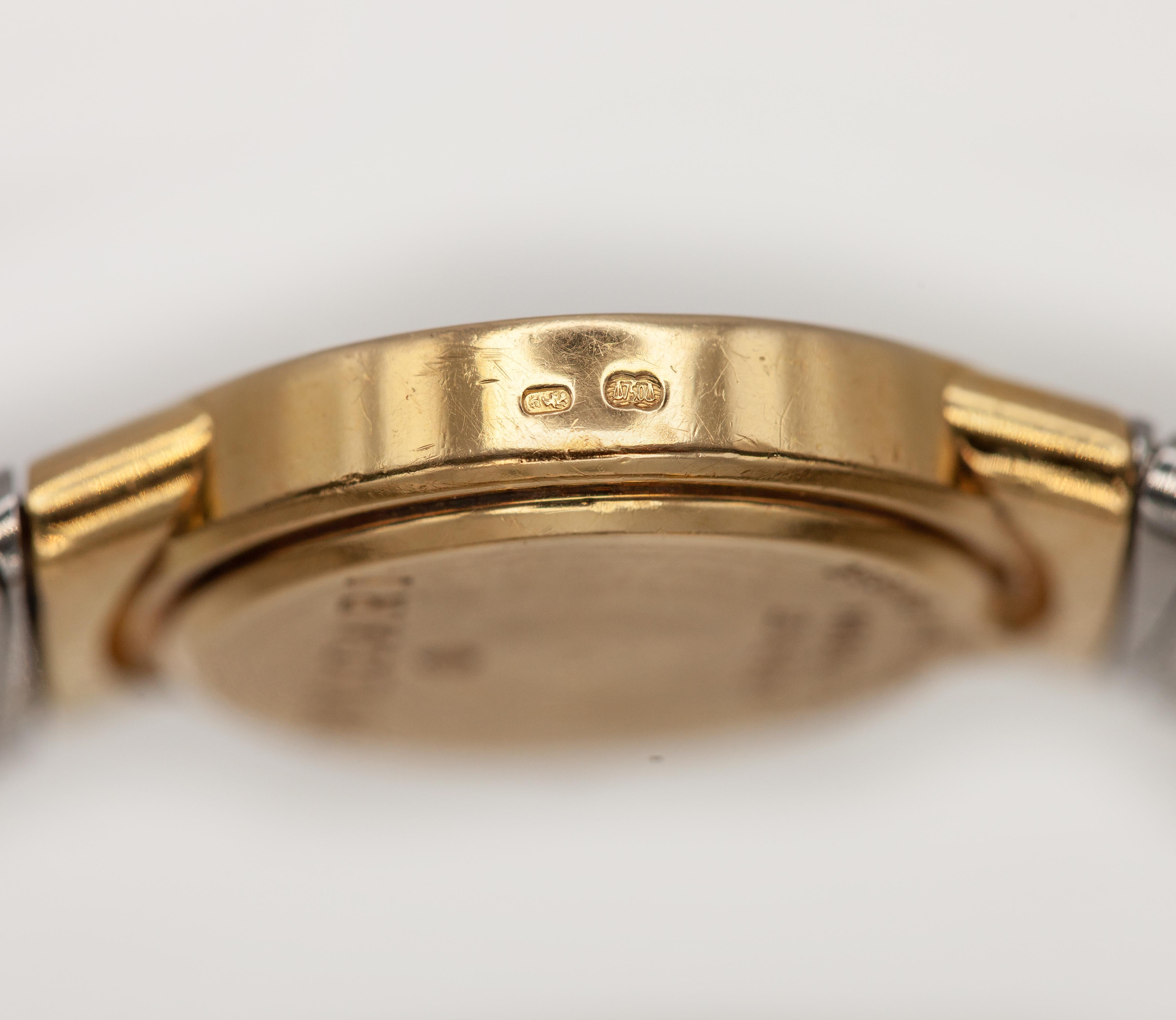 Bvlgari Bulgari Tubogas BB26 2T Armbanduhr aus Edelstahl und Gold im Angebot 1