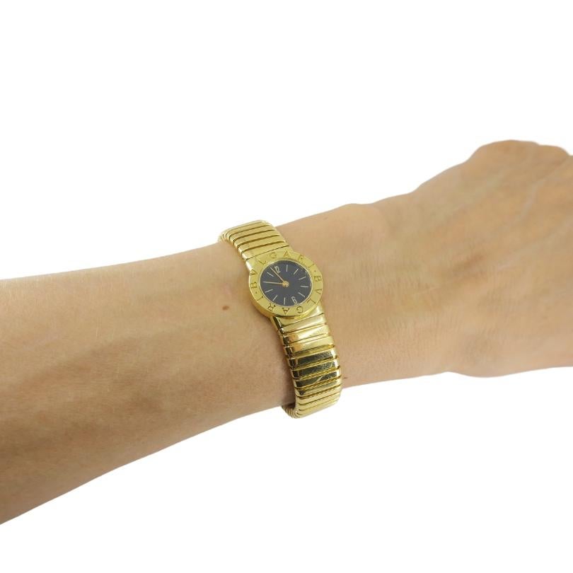 Bvlgari Bulgari Tubogas Montre BB 19 en vente 4