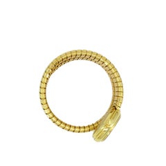 Bvlgari Bulgari Tubogas Gold Watch Oval Rare