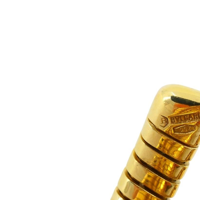 Bvlgari Bulgari Tubogas Gold Watch Oval Rare For Sale 2
