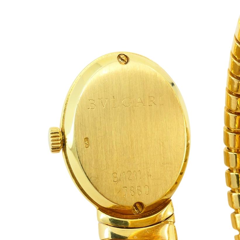 Bvlgari Bulgari Tubogas Gold Watch Oval Rare For Sale 3