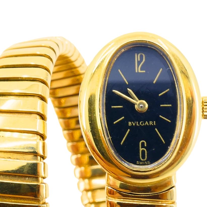 Bvlgari Bulgari Tubogas Gold Watch Oval Rare For Sale 4