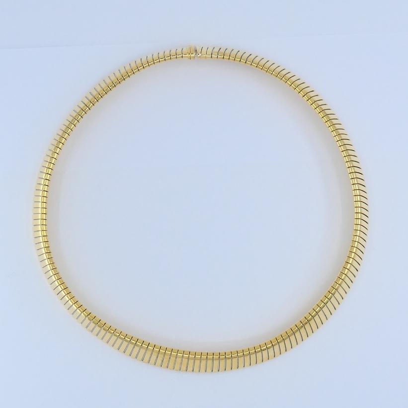 Bvlgari Bulgari Collana Tubogas Oro 18k Steele in vendita 3