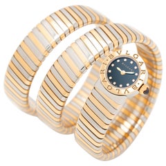 Bvlgari Bulgari Tubogas Wrap Watch Model BB LP191T SG Diamond Dial