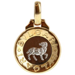 Bvlgari Bulgari Zodiac Aries Pendant 18k Yellow & White Gold 16.4g