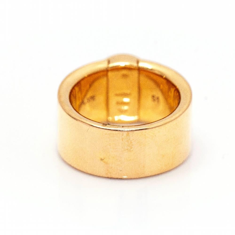 Taille brillant BVLGARI BVLG Bague en or rose et diamants en vente