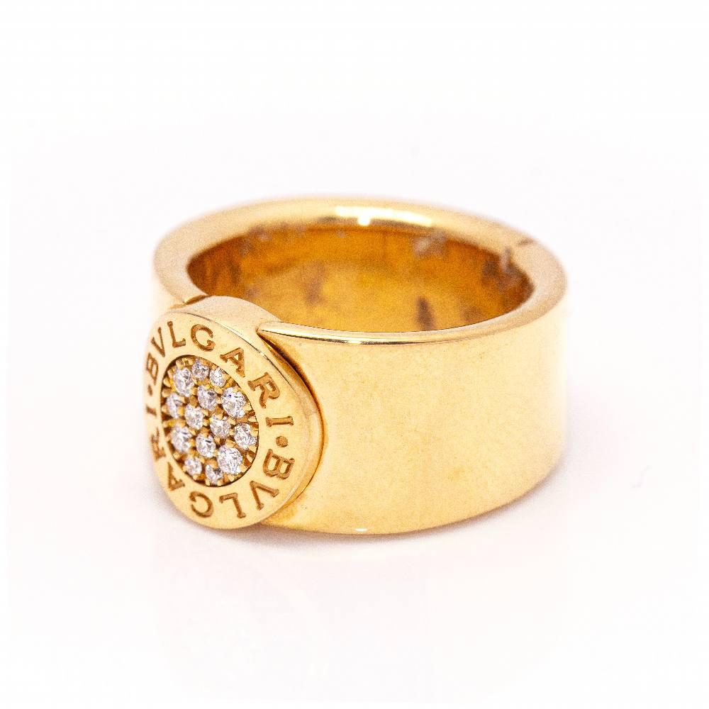 BVLGARI BVLG Bague en or rose et diamants Pour femmes en vente