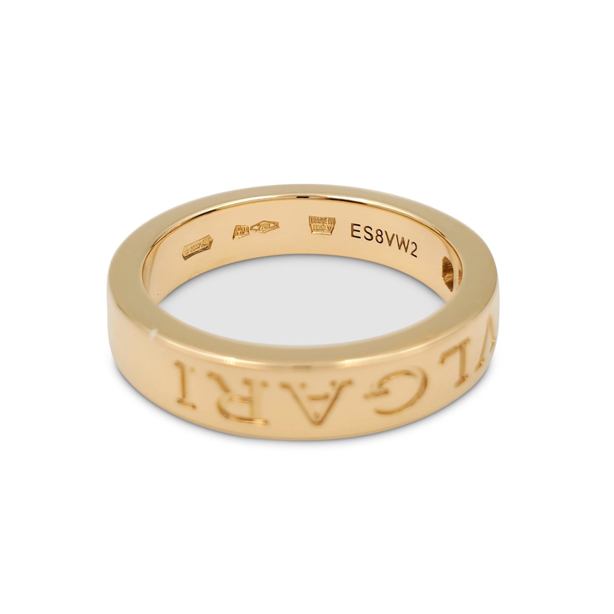 bvlgari bvlgari ring yellow gold