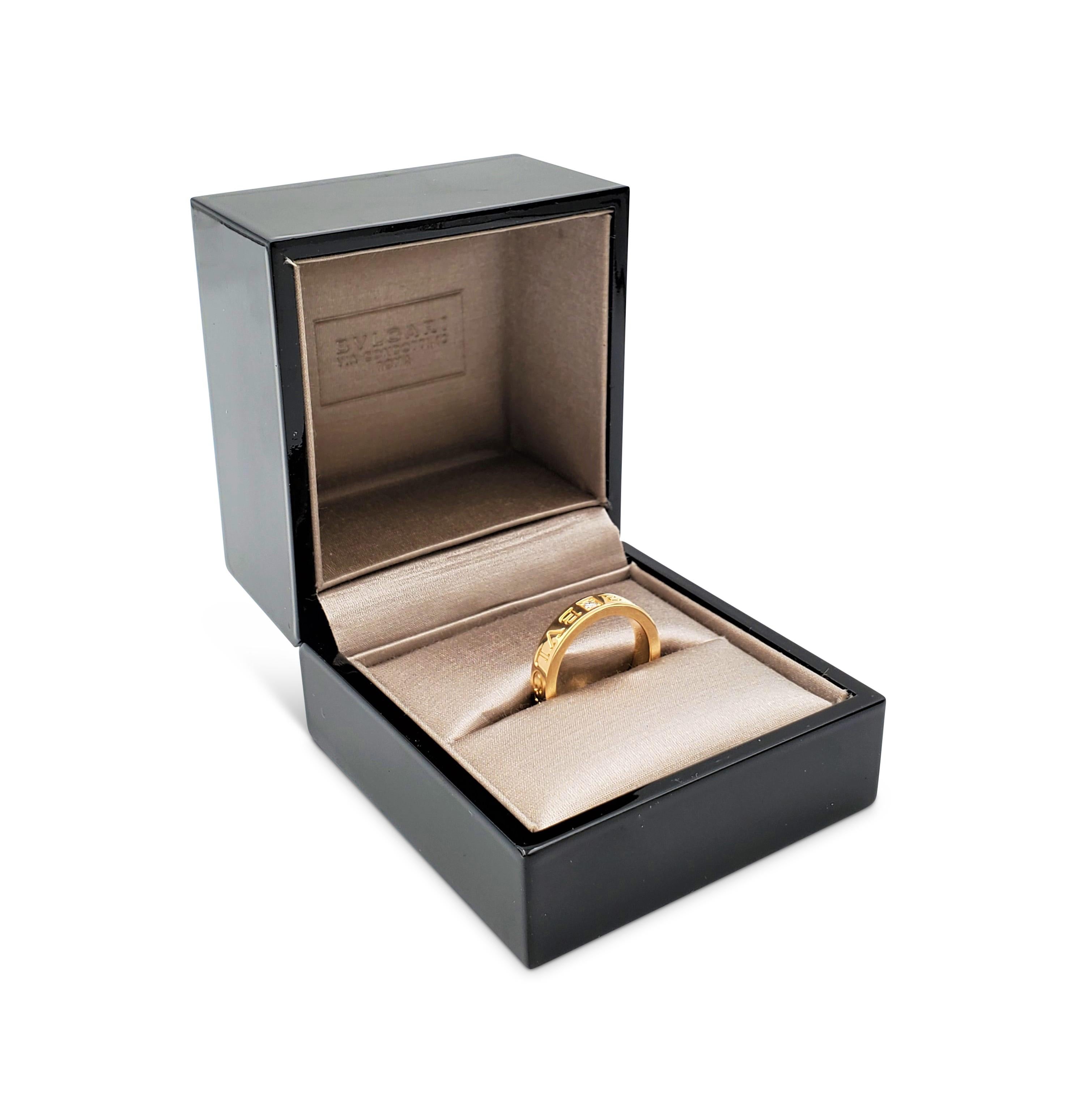 bvlgari yellow gold ring