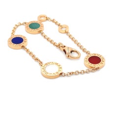 Bvlgari Bvlgari Bracelet multicolore en or rose 18ct 11g