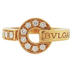 Bvlgari Bvlgari 18K Gold Pavé Diamonds