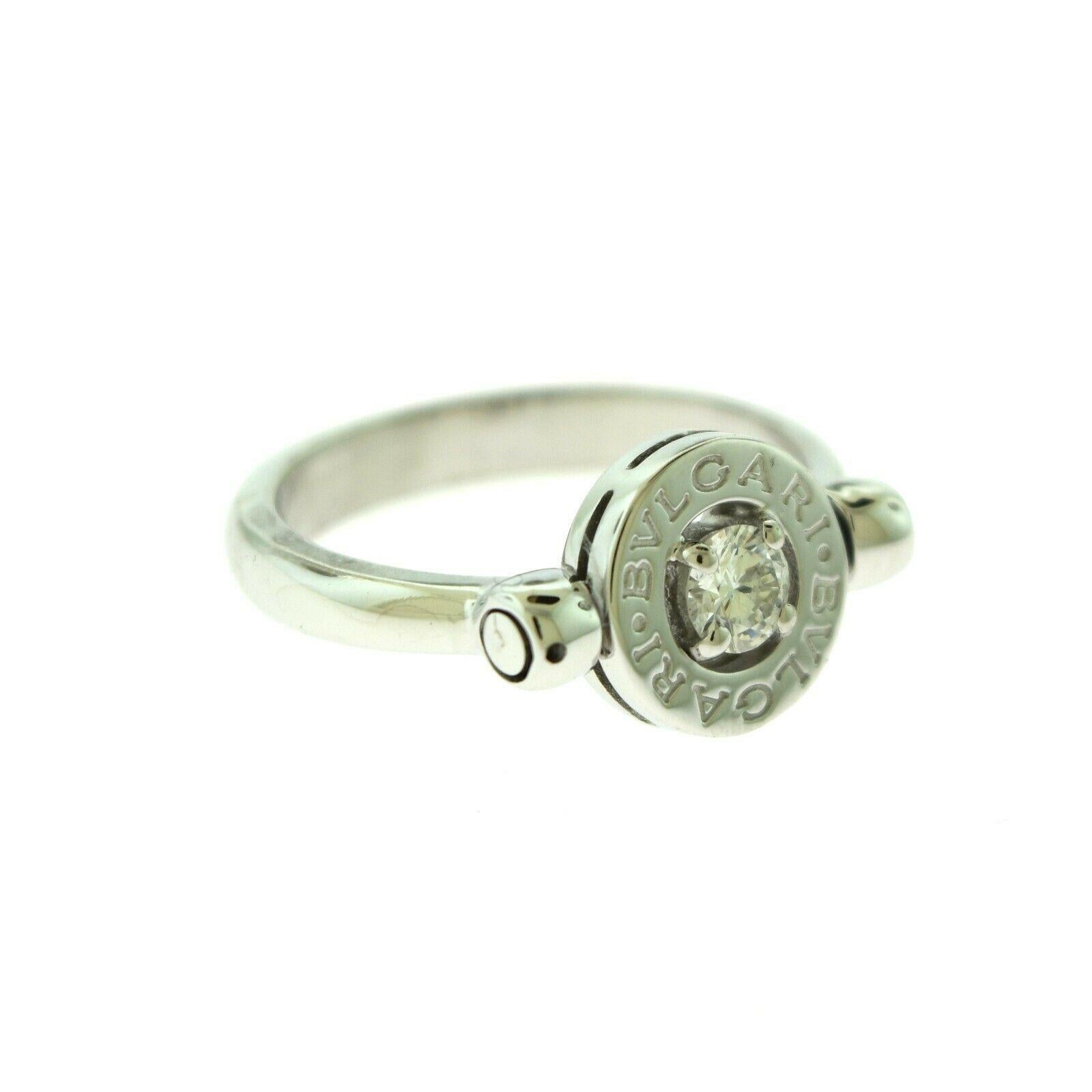 Brilliance Jewels, Miami
Questions? Call Us Anytime!
786,482,8100

Designer: Bvlgari

Collection: Bvlgari Bvlgari

Style: Ring

Metal: White Gold 

Metal Purity: 18k 

Stones: Round Brilliant Cut Diamond 

Ring Size: 52 (Euro); 6(US)

Diamond Color: