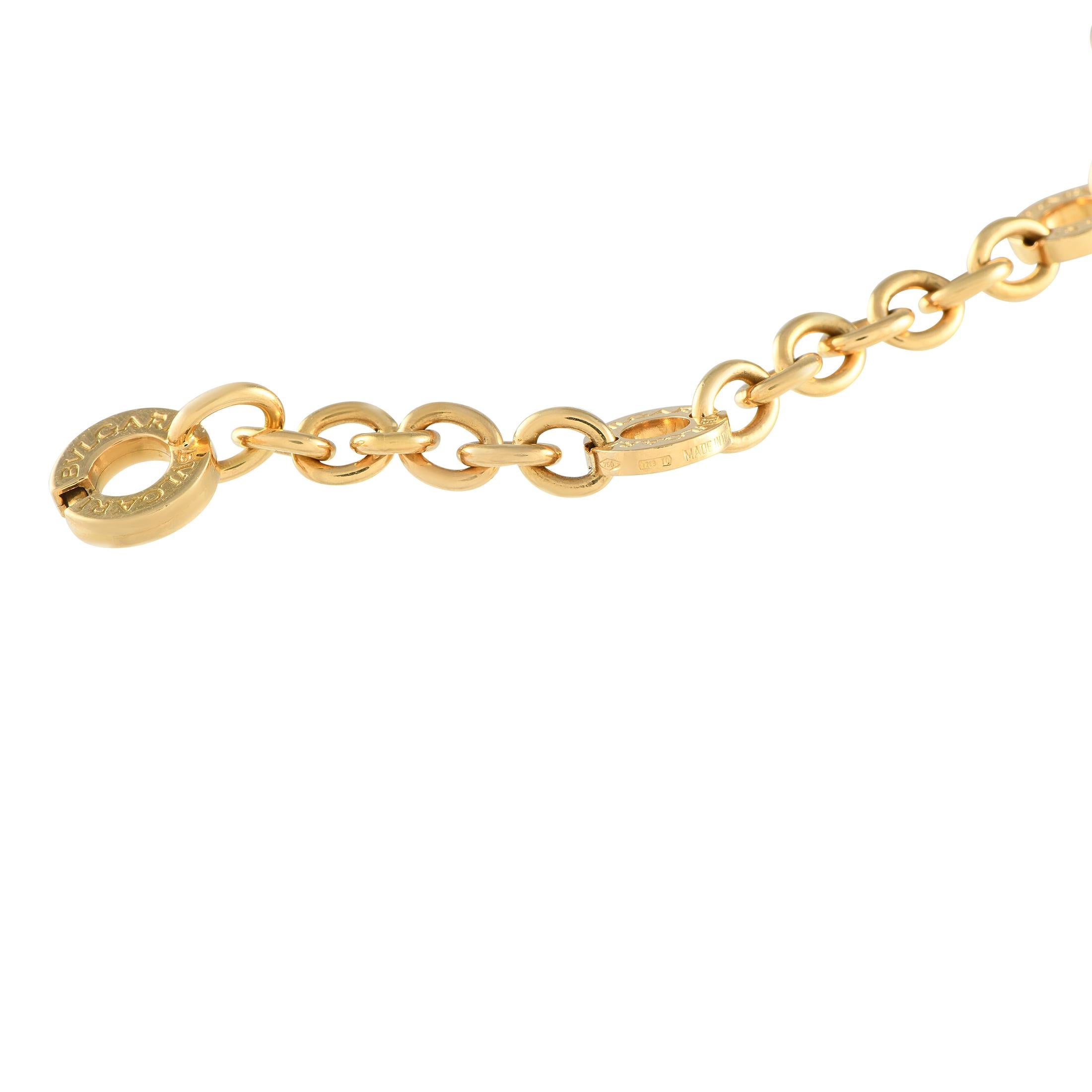 Bvlgari Bvlgari 18K Gelbgold Kettenarmband Damen
