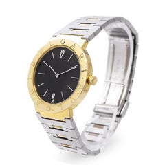 BVLGARI BVLGARI 18k Yellow Gold Stainless Steel Quartz Men's Watch