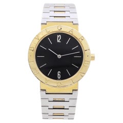 BVLGARI BVLGARI 18k Yellow Gold Stainless Steel Quartz Men's Watch