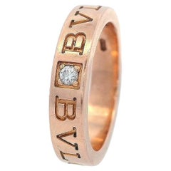 Bvlgari Bvlgari 18kt Rose Gold Ring with Diamond