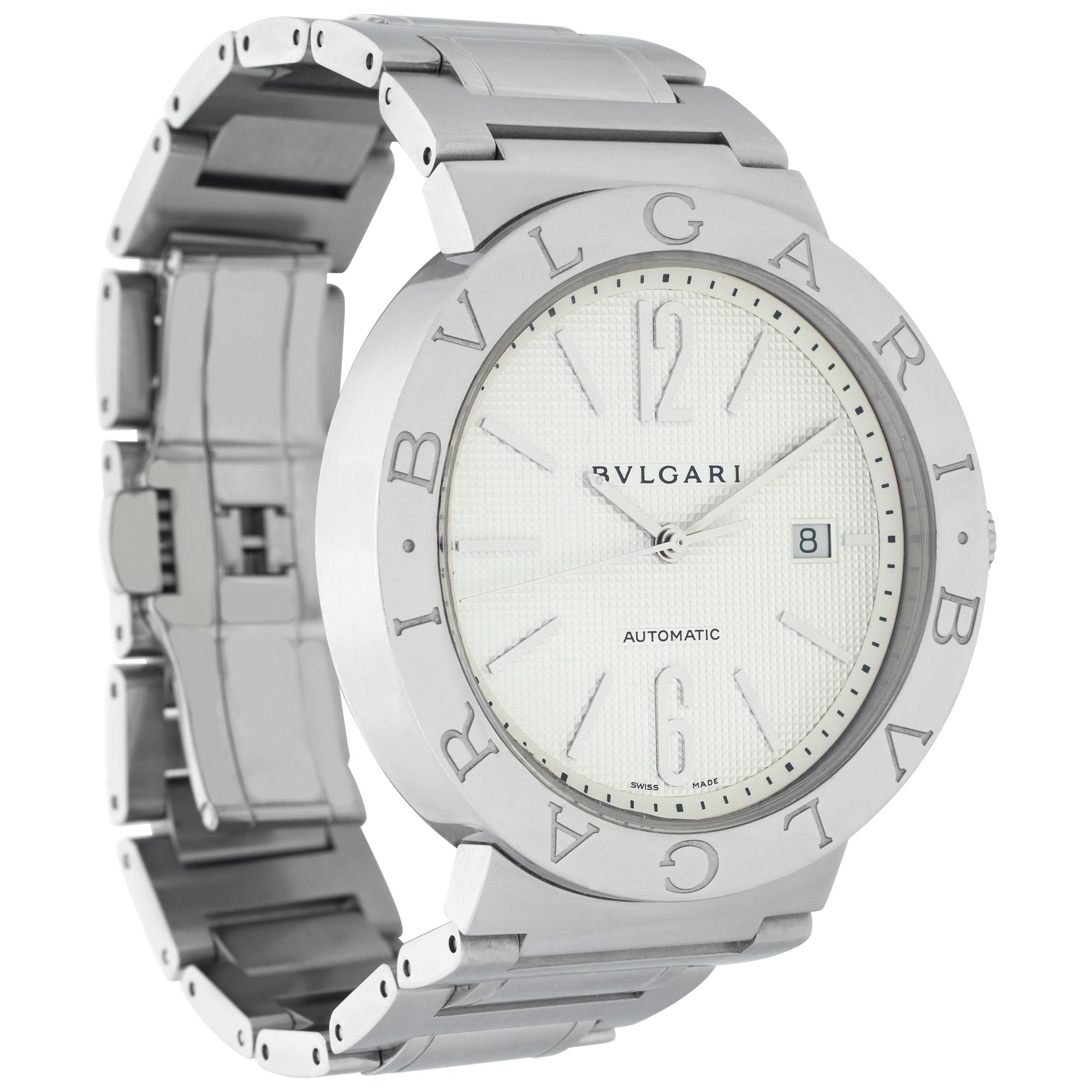Bvlgari Bvlgari 42mm BB 42 SS In Excellent Condition In Surfside, FL