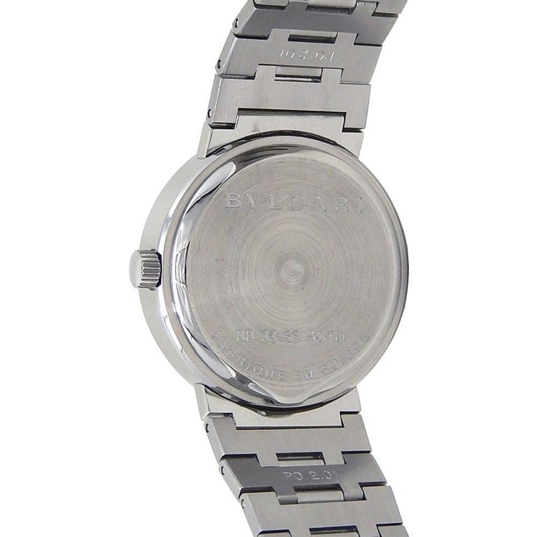 Bvlgari Bvlgari BB 33 SS CH, Black Dial, Certified and Warranty at