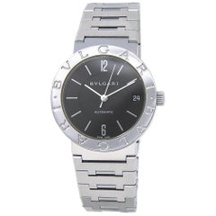 Bvlgari Bvlgari BB 33 SS CH, Black Dial, Certified and Warranty