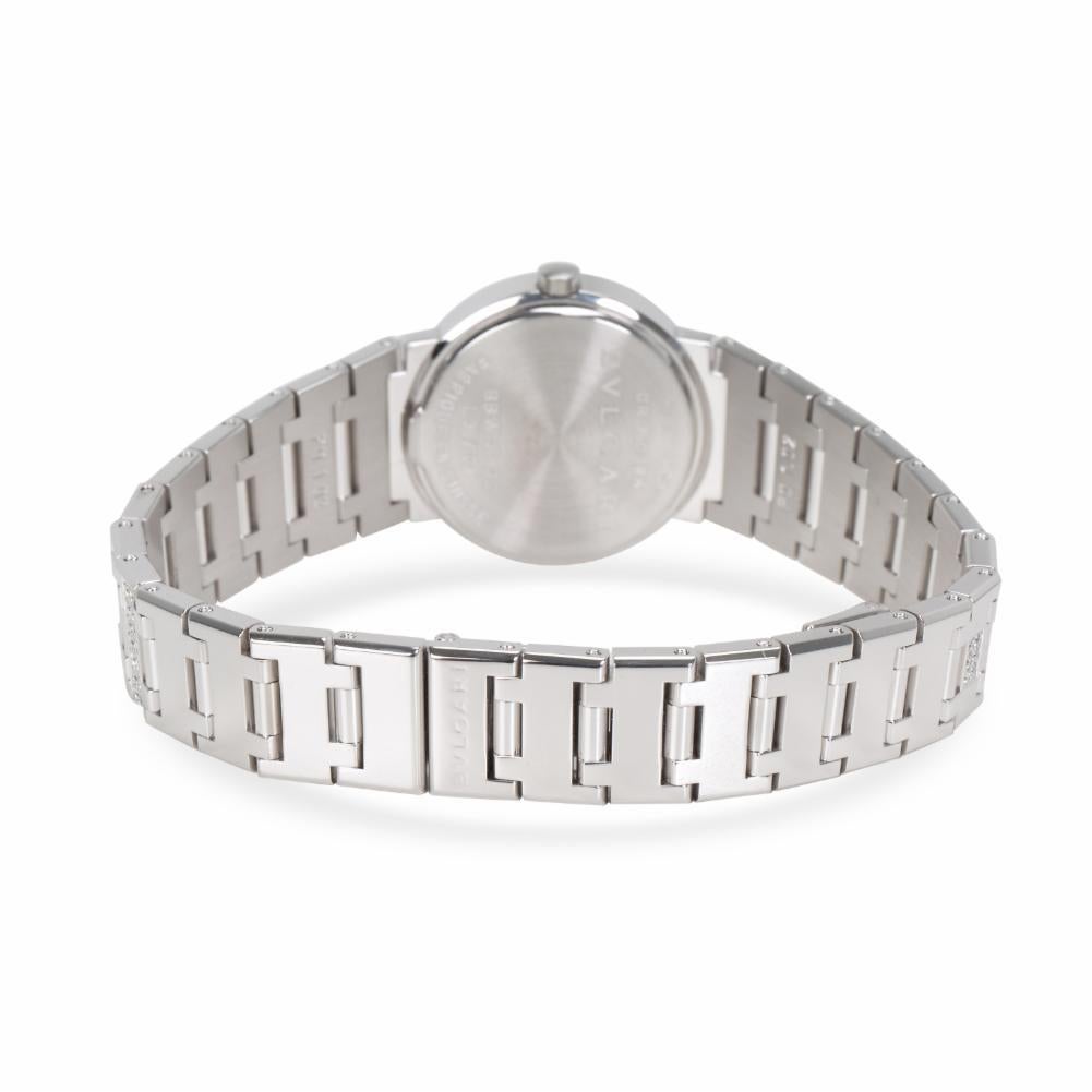 Bvlgari Bvlgari BBW26BGDGD Women's Diamond Watch in 18kt White Gold 2.12 Carat In Excellent Condition For Sale In Miami, FL