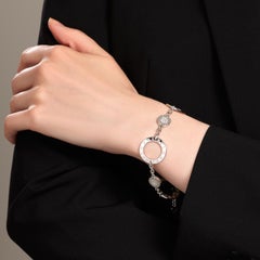 Bvlgari Bvlgari-Armband aus Weißgold und Diamanten