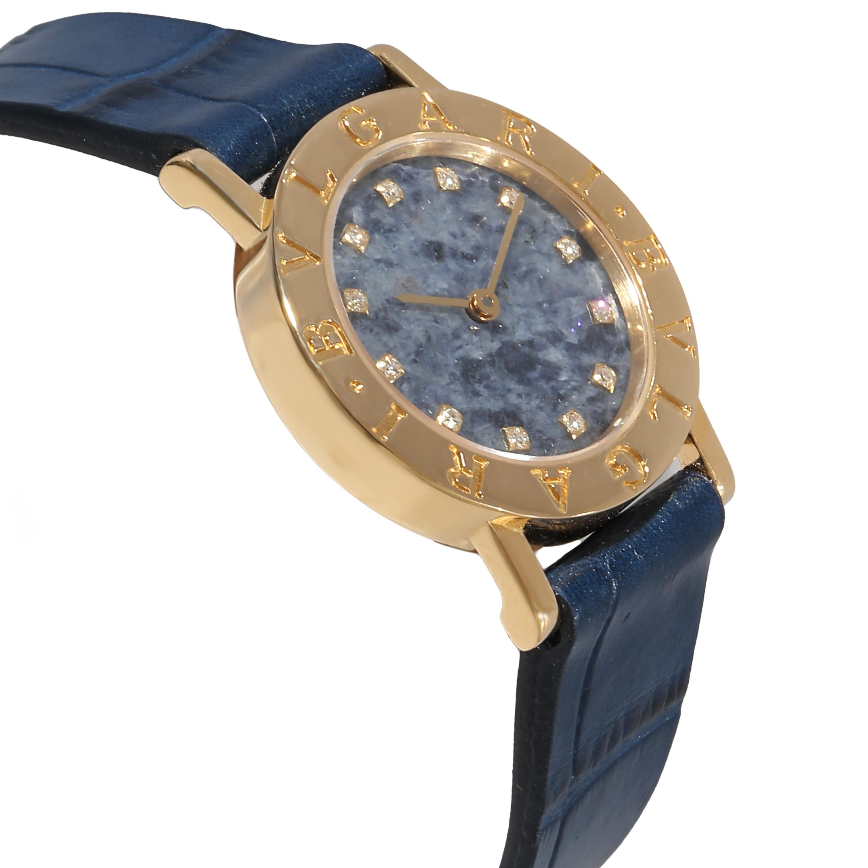 BVLGARI Bvlgari BB 26 DGL Damenuhr aus 18 Karat Gelbgold 1