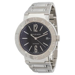 BVLGARI Bvlgari/Bvlgari BB 38 SS Auto-Herrenuhr in  Rostfreier Stahl