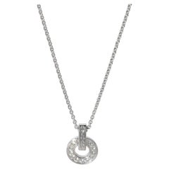 Bvlgari Bvlgari Bvlgari Diamond Necklace in 18k White Gold 0.37 Ctw