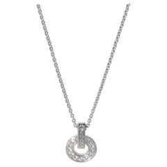 Bvlgari Bvlgari Bvlgari Diamond Necklace in 18k White Gold 0.37 Ctw